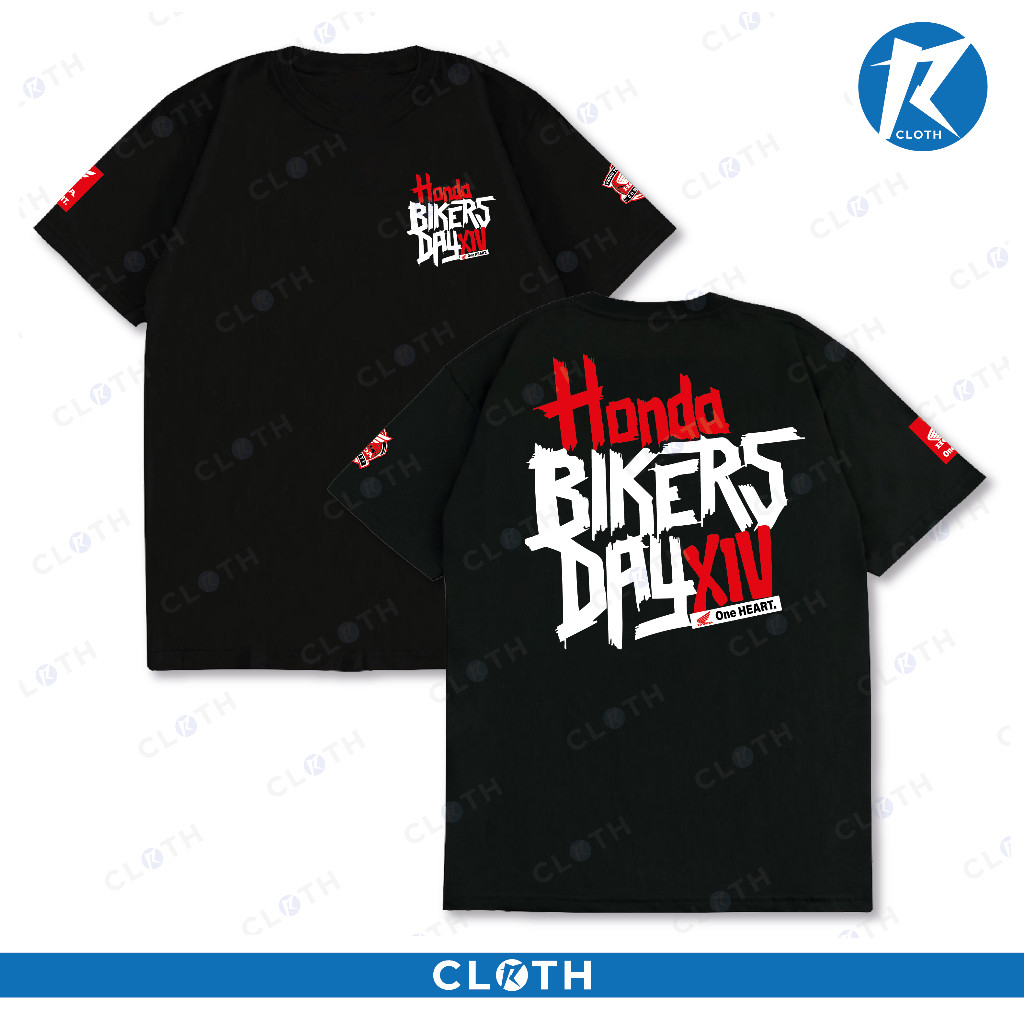 T-Shirt Kaos HONDA BikersDay 2025 Combed