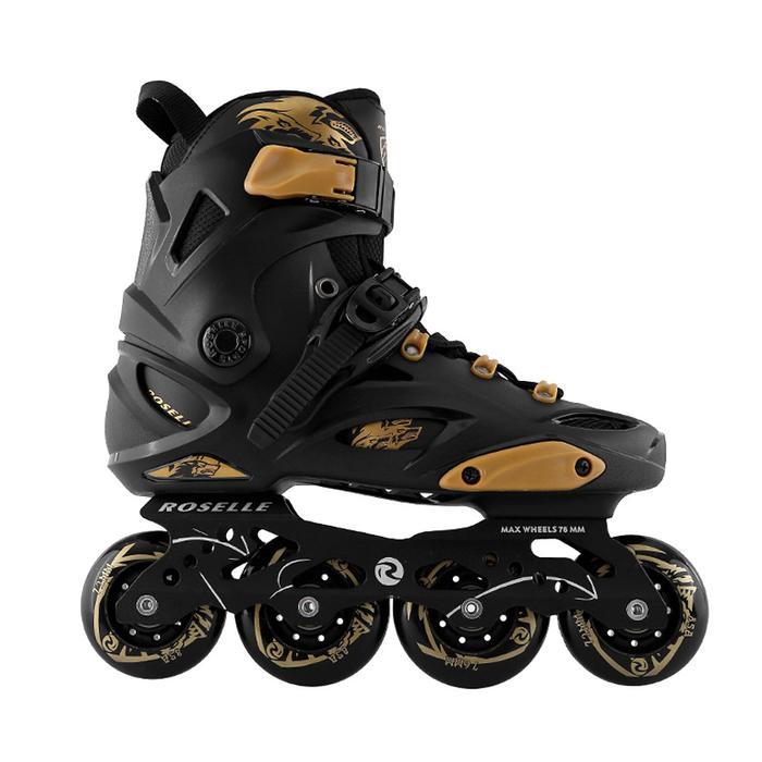 New Arrival Original ROSELLE Inline Skate Freestyle dewasa Pro Slalom sepatu roda - 42