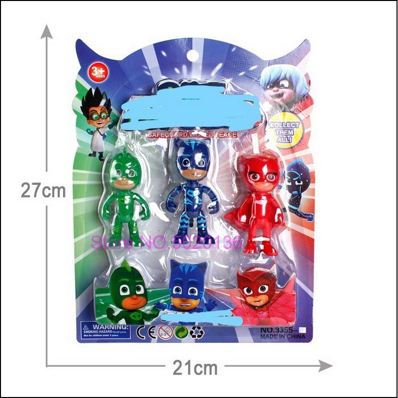 PJ Glow Wheelers  Masks Car Figures Christmas Gift New Year Toys No Box