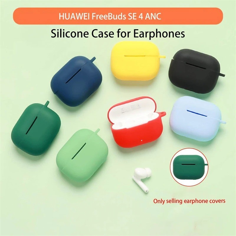 For HUAWEI FreeBuds SE 4 ANC Cover Original Solid Color Liquid Silicone Shell For HUAWEI FreeBuds SE