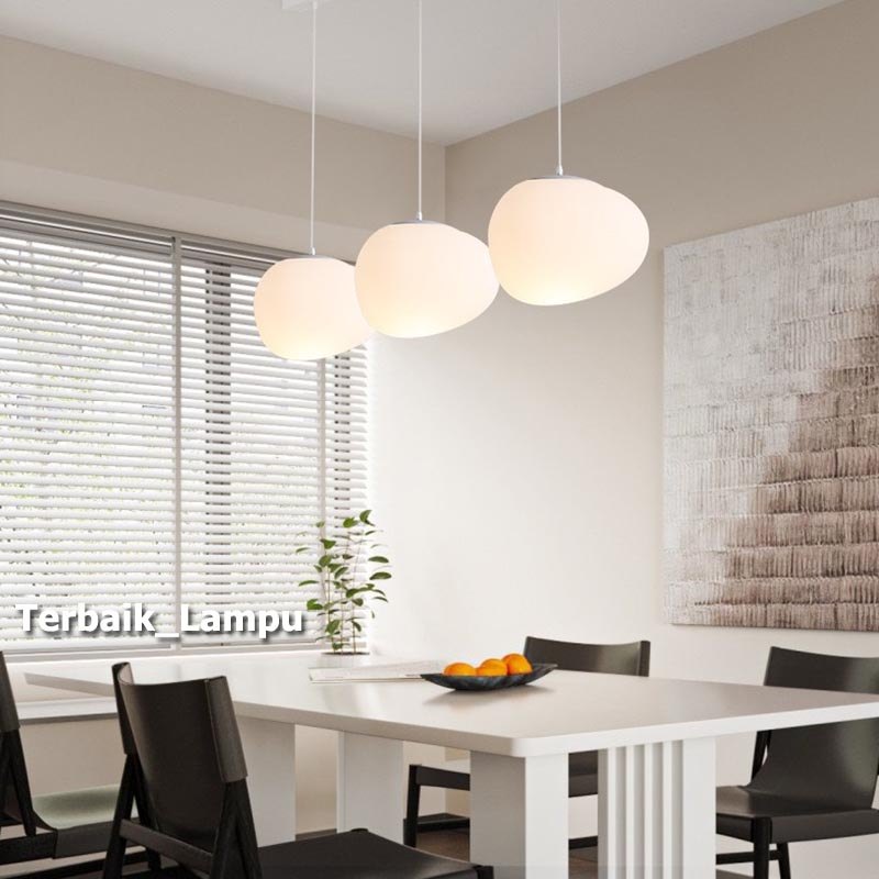 Terbaik_Lampu lampu gantung minimalis lampu cafe 3 Warna lampu gantung ruang tamu Nordik