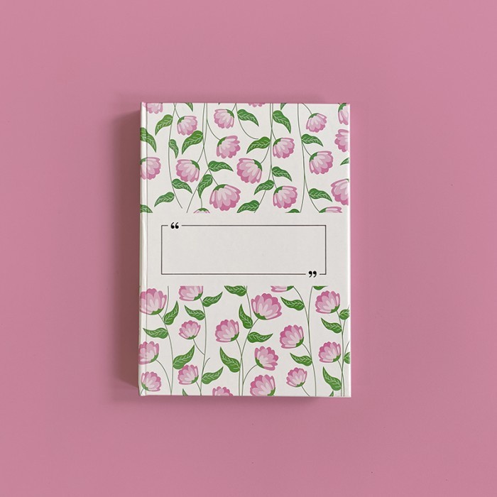 (kasesoris77) Buku tulis kosong cantik Peekmybook - Blank Space Pink / Buku tulis / Buku diary / Jou