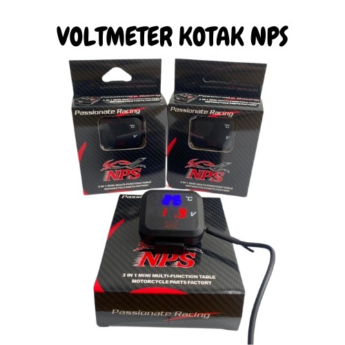 Voltmeter Charger Kotak NPS | Alat Ukur Tegangan + Charger Praktis