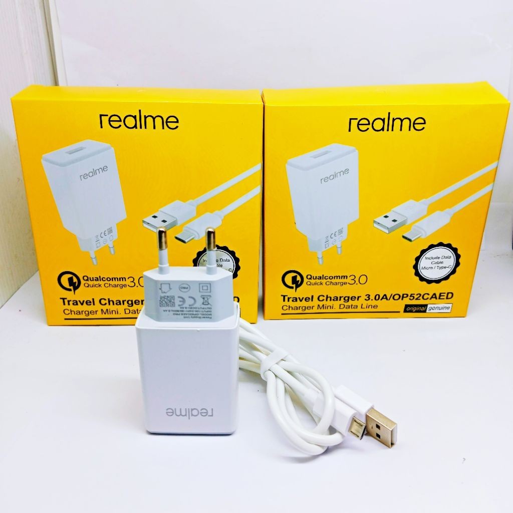 Charger Casan Realme C21 C21Y Micro USB Ori