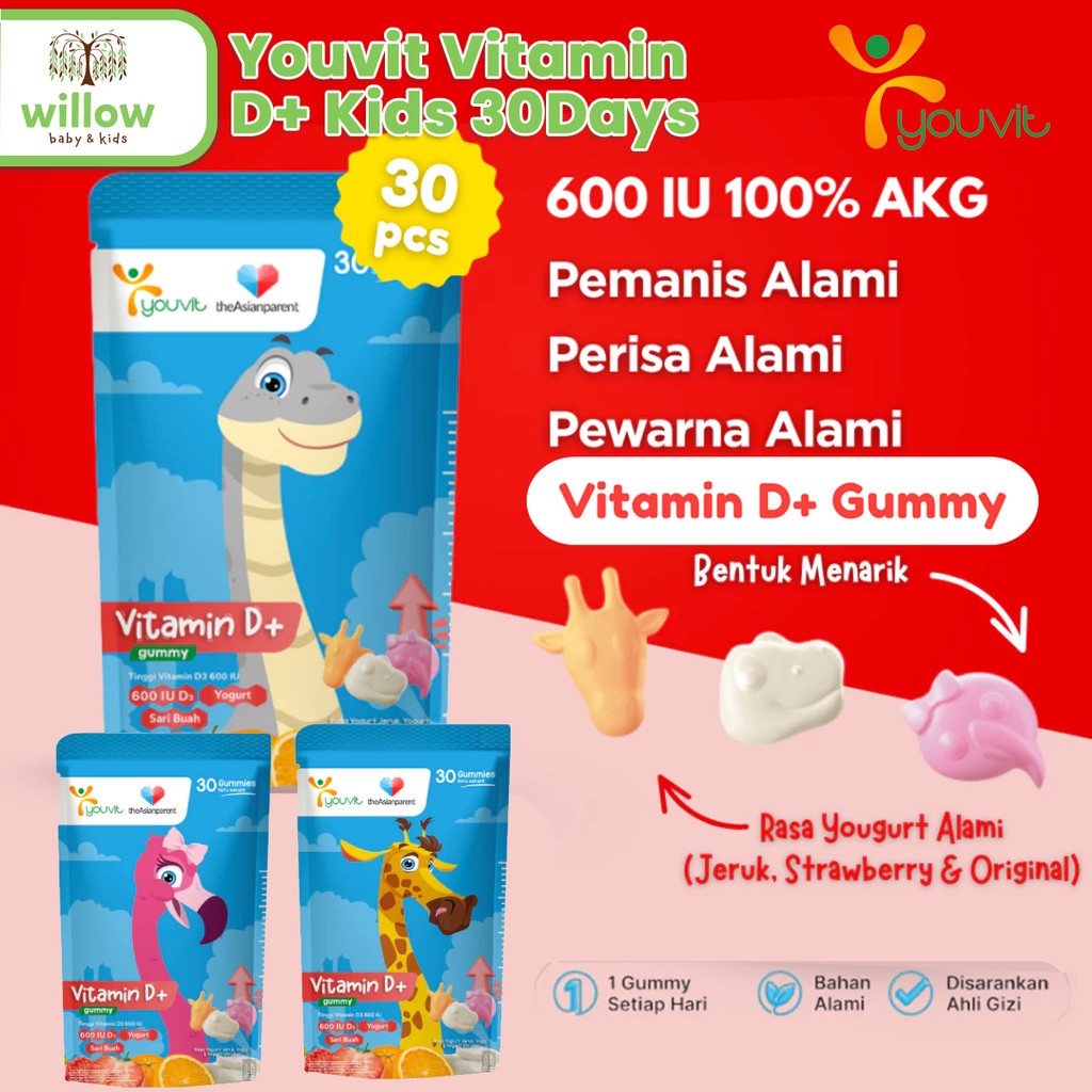 Vitamin Anak - Youvit Vitamin D+ Kids 30Days