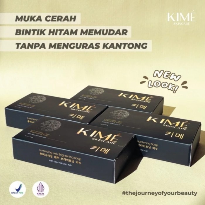 SABUN KIME SKINCARE / SABUN VIRAL KOREA KIME SKINCARE 1 BOX ISI 2 PCS Bisa COD