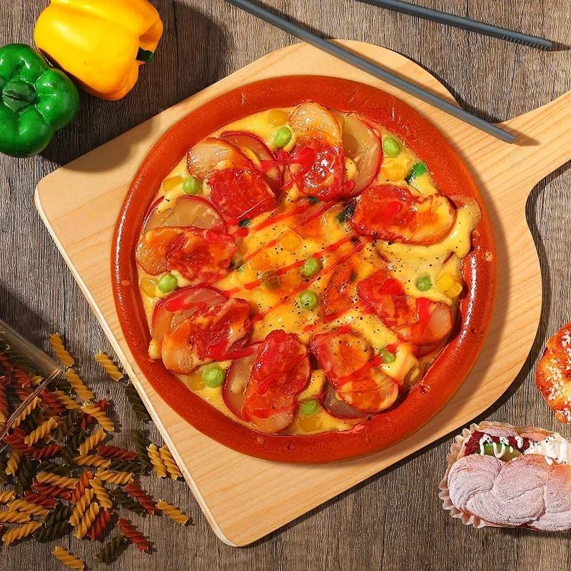 Wooden Pizza Peel Shovel with Wooden Handle eese Cutter Peels Lifter Tool Pizza Shovel Cake Shovel B