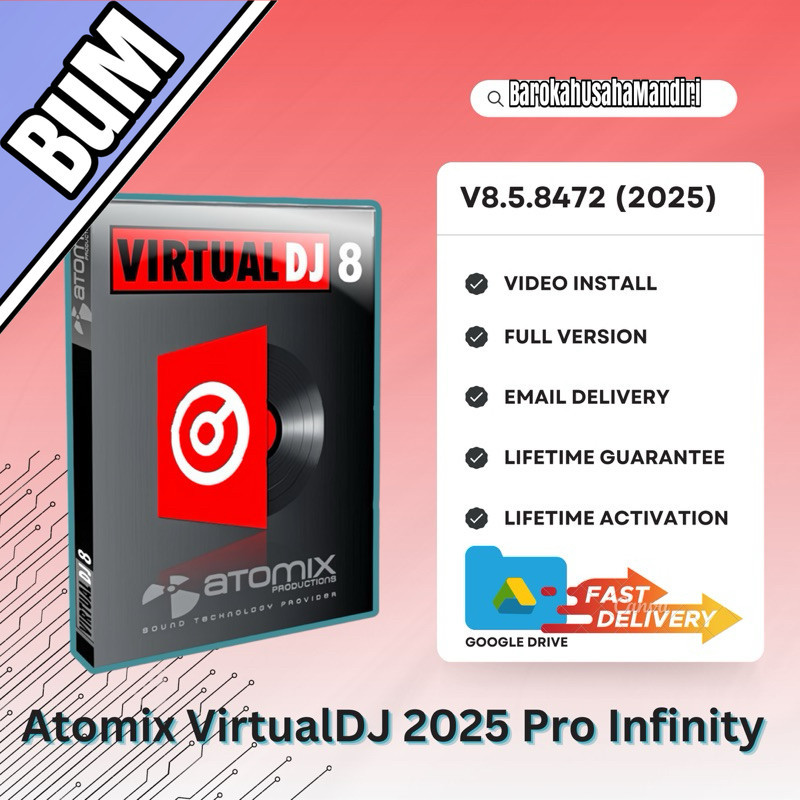 Atomix Virtual DJ 2025 Pro Infinity v8.5.8472 Full Version (Versi Terbaru)