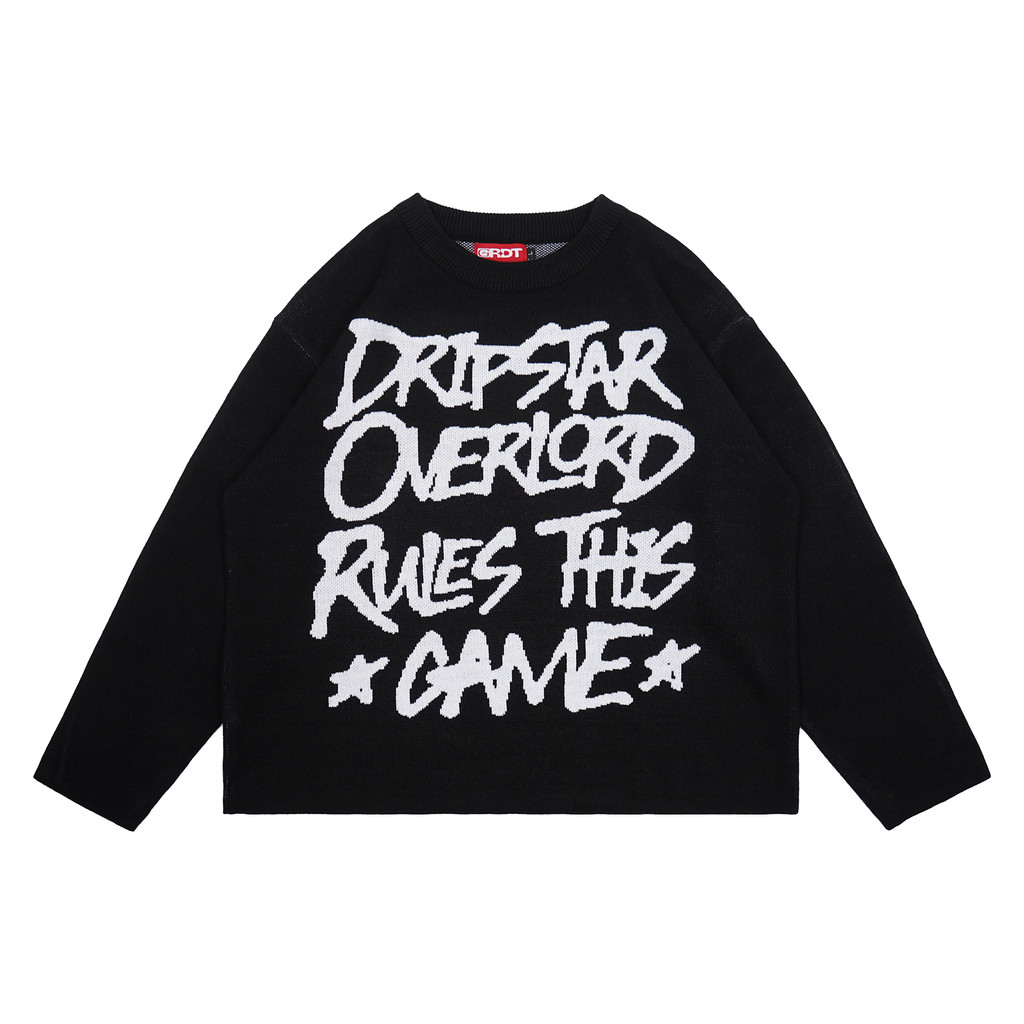 GRDT - Dripstar Knitwear Boxy Black