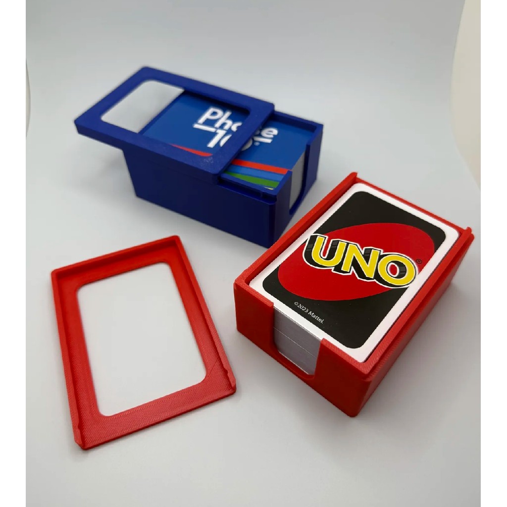 Case tempat kotak kartu card holder uno sliding terbuka box