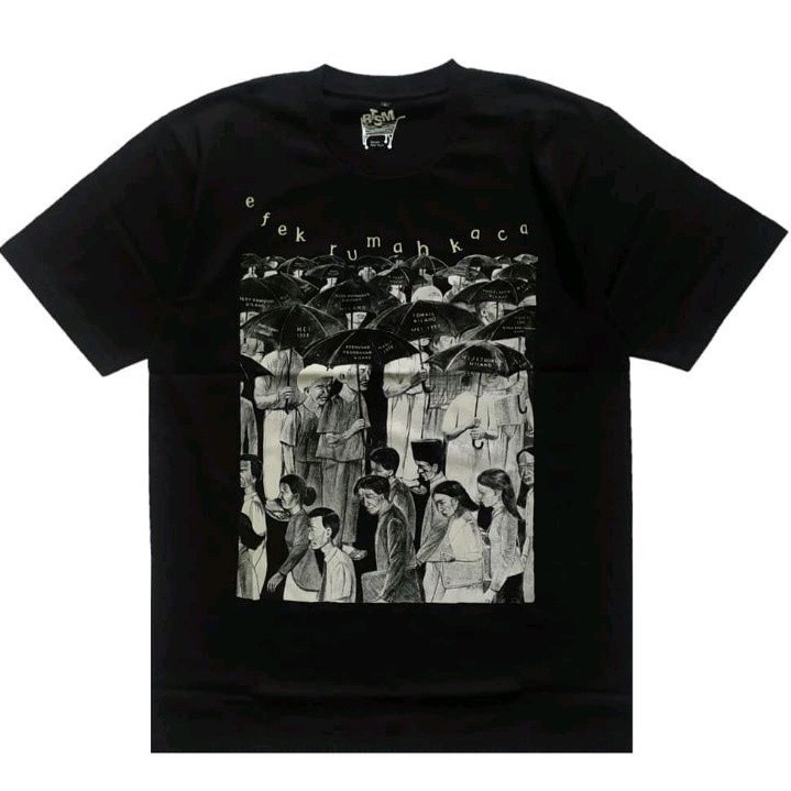 (COD) Tshirt EFEK RUMAH KACA - JINGGA | Efek Rumah Kaca Official Merchandise