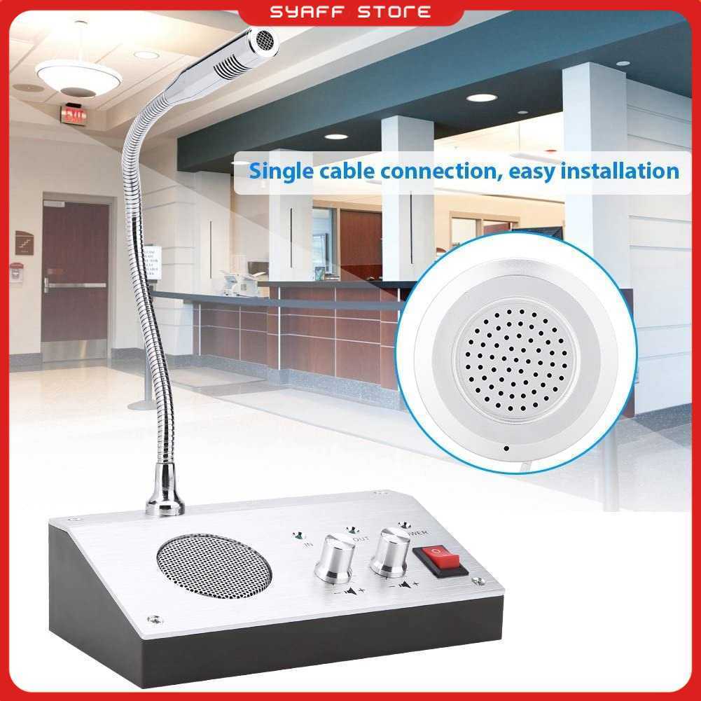 RETEVIS Window Speaker Intercom Dual Way Mic Loket Counter Teller - RT9908