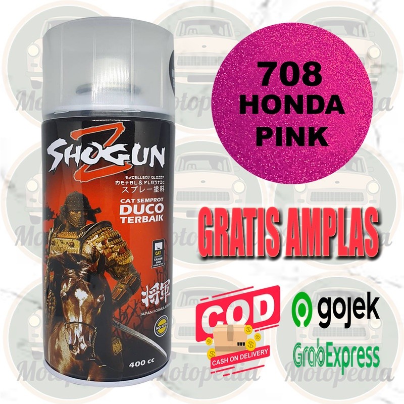 Cat Semprot Pilok Pilox Pylox Shogun Z Honda Pink Merah Muda 708