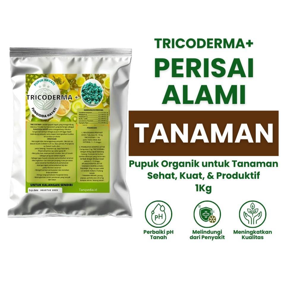 Tricoderma 1 kg - Pupuk Tricoderma 1 kg - Tricoderma+ - Pupuk Hayati