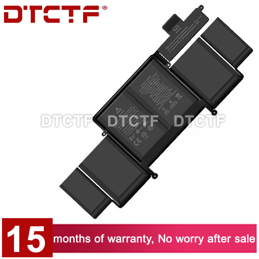 DTCTF 11.42V 74.9Wh 6559mAh Model A1582 battery For Apple MacBook Pro 13" Retina A1502 2015year EMC2