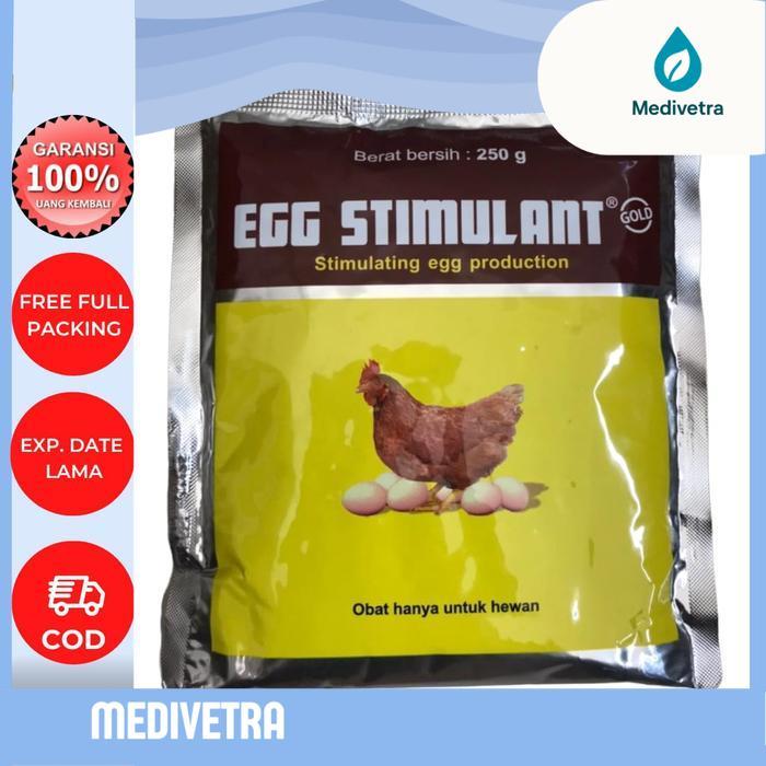 MEDIVETRA - Egg Stimulant 250 gr  - Vitamin Multivitamin Ayam - Egg Stimulant