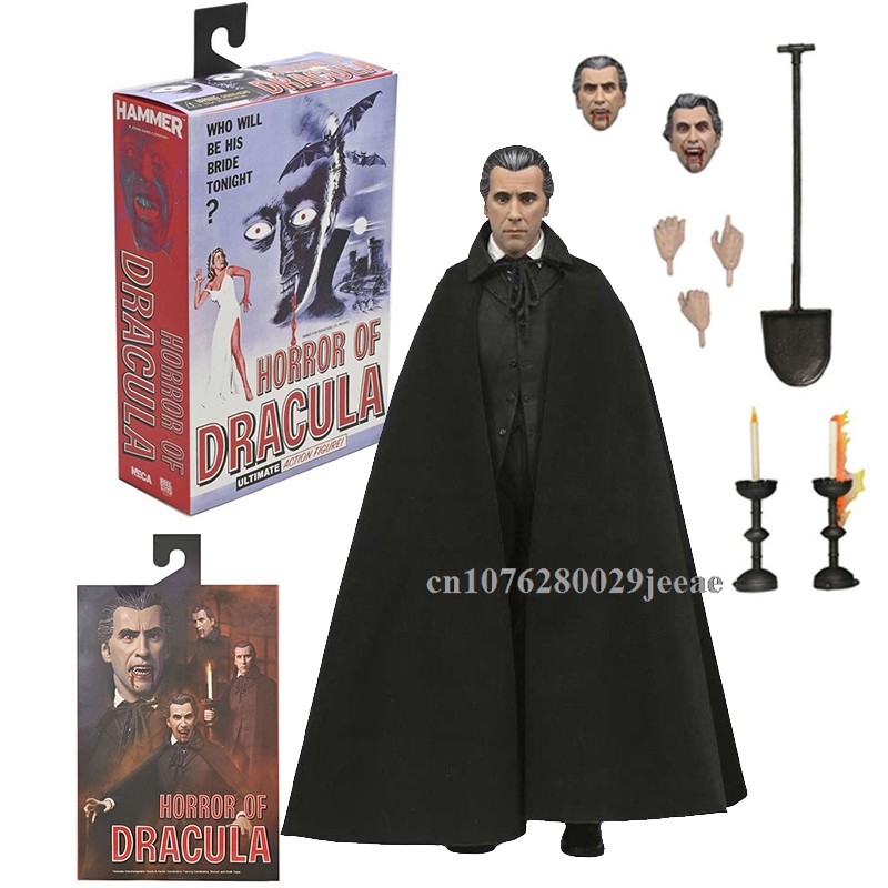 Original NECA Dracula Figure Universal Monsters 1958 Dracula Horror Of Dracula Anime Action Figure M