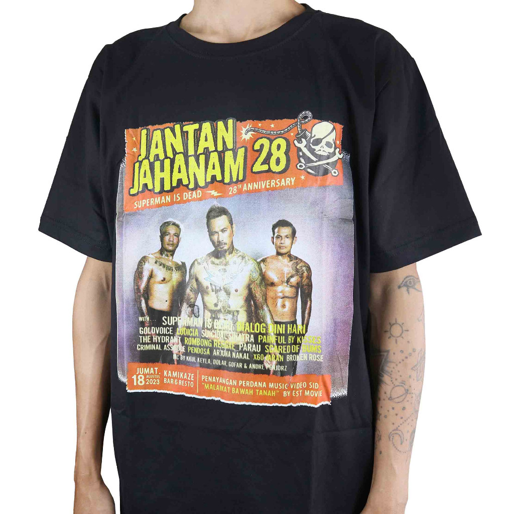 Original Superman Is Dead - Jantan Jahanam Tshirt Kaos Pria