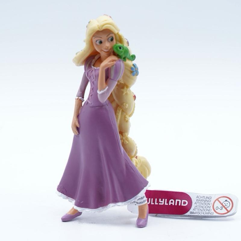 Bullyland Rapunzel With Pascal Chameleon Tangled 13407 PVC Action Figure Figurine Character Mainan K