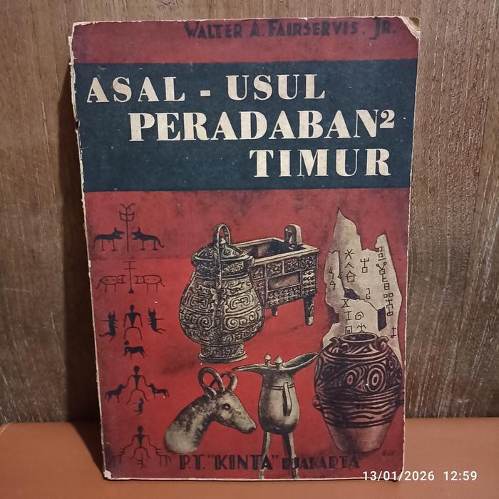 buku asal usul peradaban timur 187 hal 1959 ejaan lama