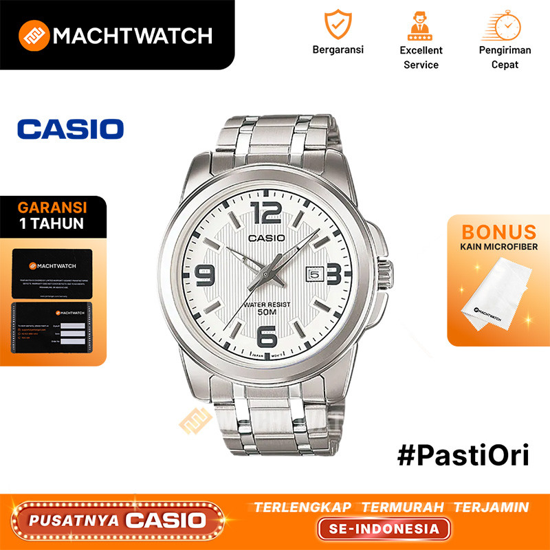 Jam Tangan Pria Analog Casio Standard MTP-1314D-7AVDF MTP1314 MTP-1314D Enticer Stainless Steel Band
