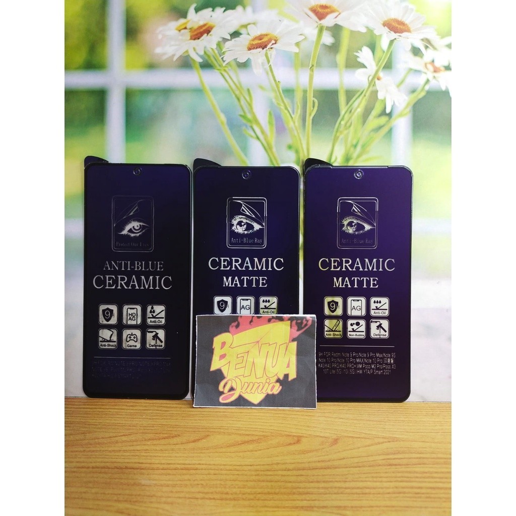 ANTI GORES SAMSUNG A3 2016, A3 2017, A5 2017 - CERAMIC BLUE ANTI PECAH SAMSUNG A3 2016, A3 2017, A5 