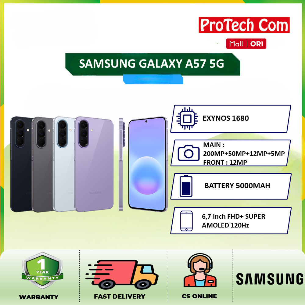 Samsung Galaxy A57 5G 8/128GB 8/256GB  | Hp AI | IP68 | 5000 mAh