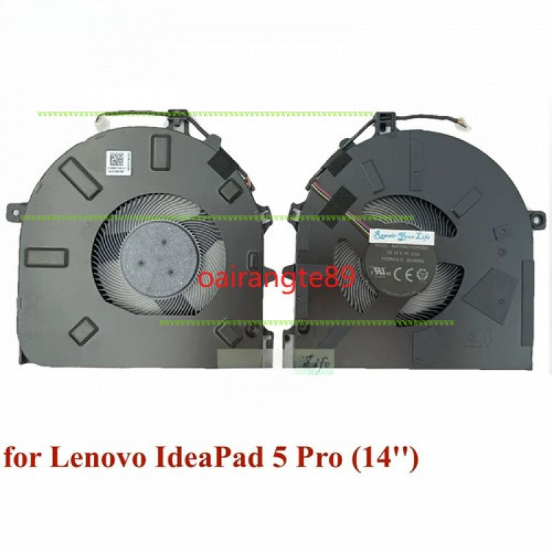 A+ For For Lenovo Ideapad 5 Pro-14ITL6 82L3 14A6 14IAP7 5F10S13957 CPU Fan Cooler