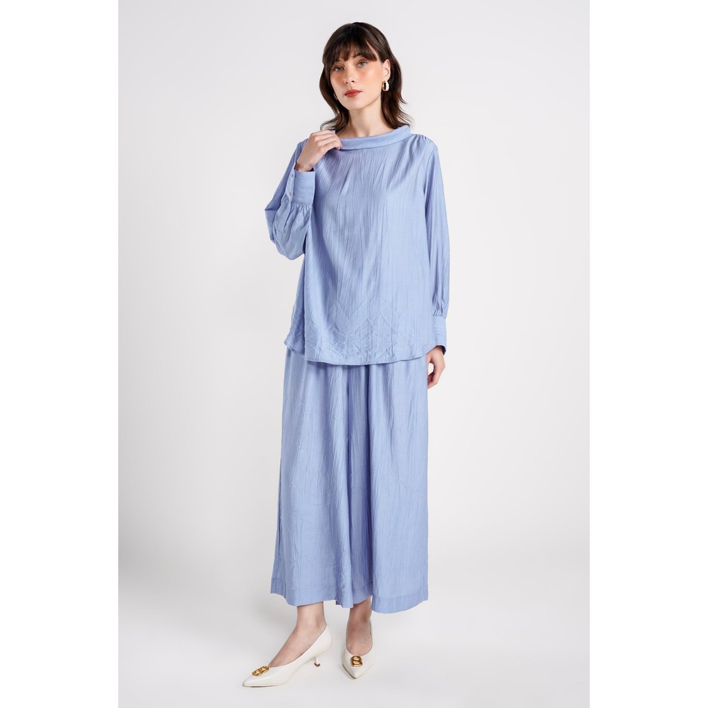 Benang Jarum - Esther Texture Comfy Set - Blue