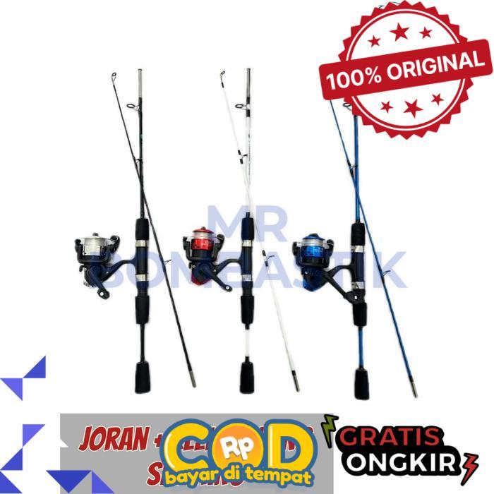 Phoenix Land Joran Set Sambung Dua Fiber Paket Joran Pancing Laut Teleskopik Portable Serat Carbon H