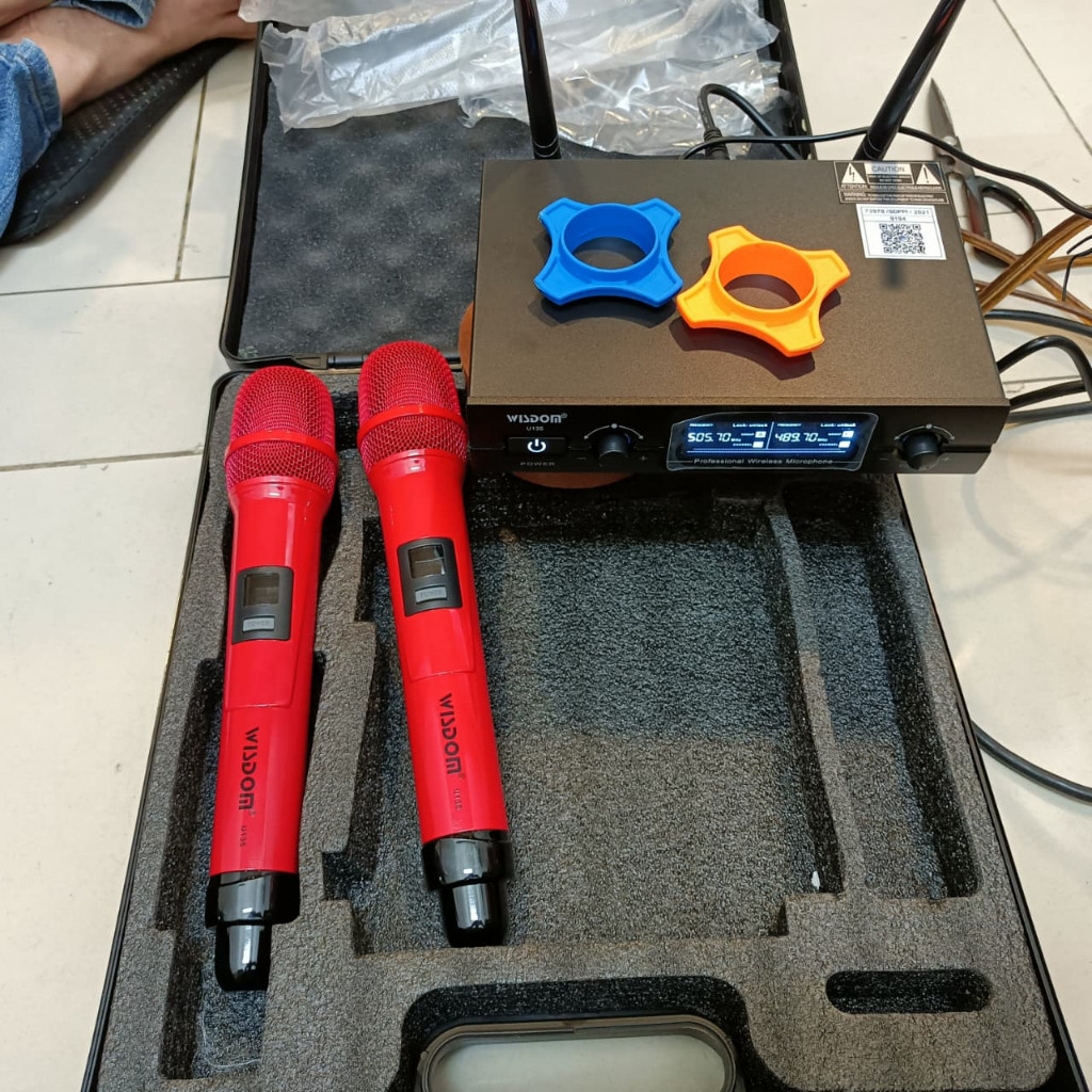 READY Mic WIRELESS ORIGINAL WISDOM Microphone Wisdom Wireless U-135 / Mic Wireless Wisdom Original