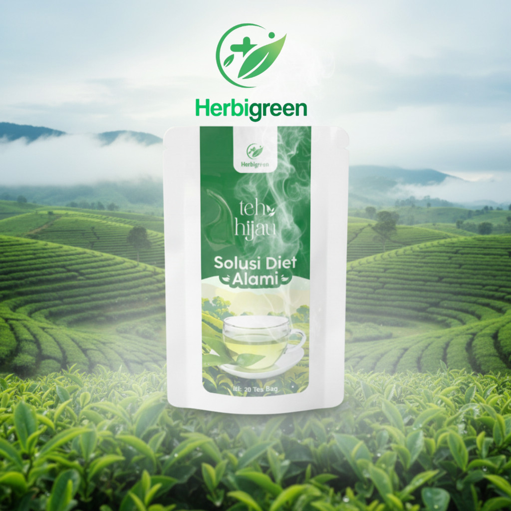 HERBIGREEN JSR TEH DIET - TEH HIJAU DIET PELANGSING / TEH HIJAU ORIGINAL / TEH HIJAU PENURUN BERAT B