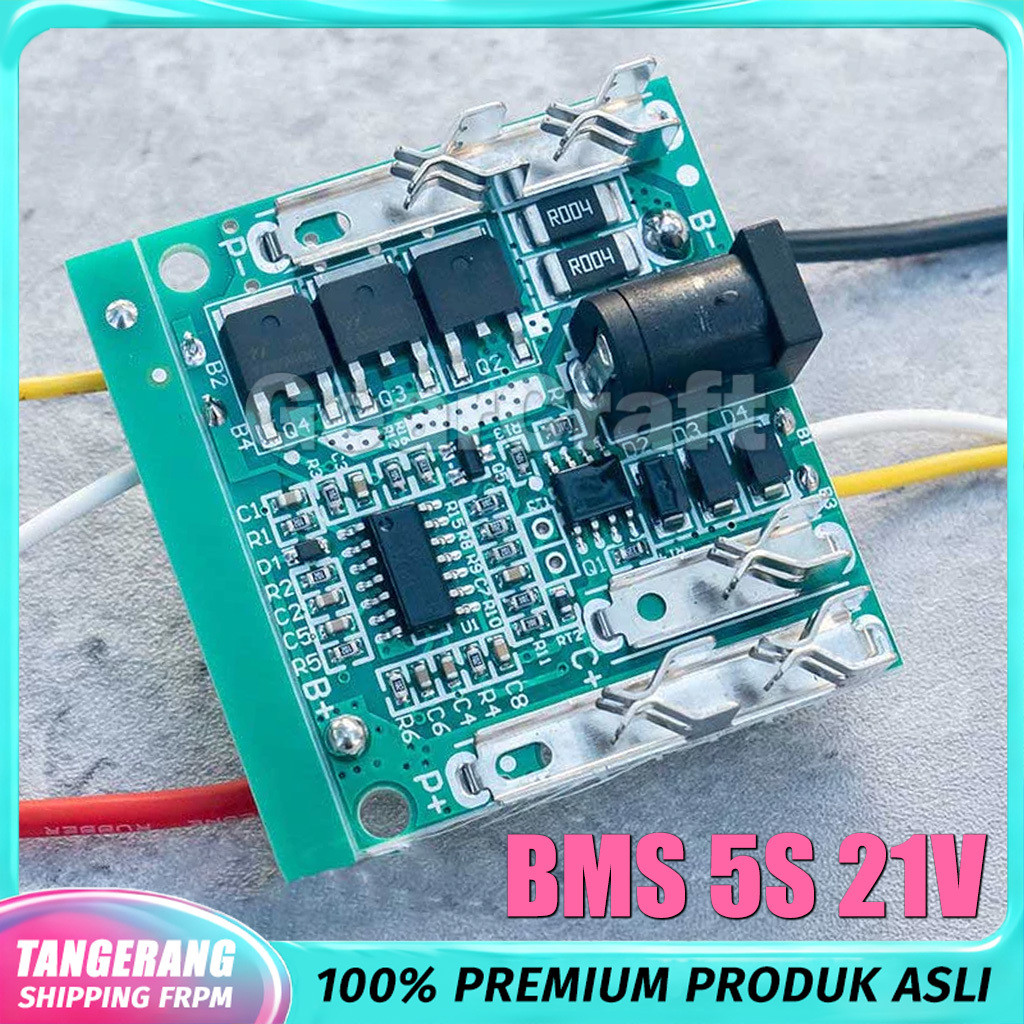 Bms Modul Baterai 5s 18v 20v 21v 48v 88v 99v Bms Baterai Cordless Lxt