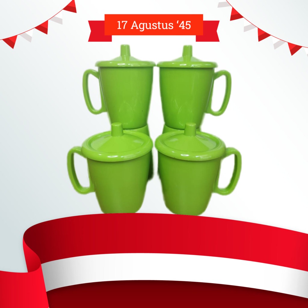6 pcs cangkir melamin asli berkualitas tinggi harga spesial bisa COD