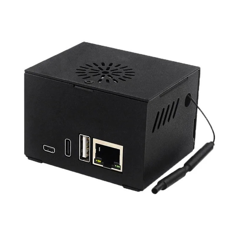 Orange Pi Zero 3 Metal Case Potective Shell Optional Antenna with Fan for Orange Pi Zero 3 compatibl