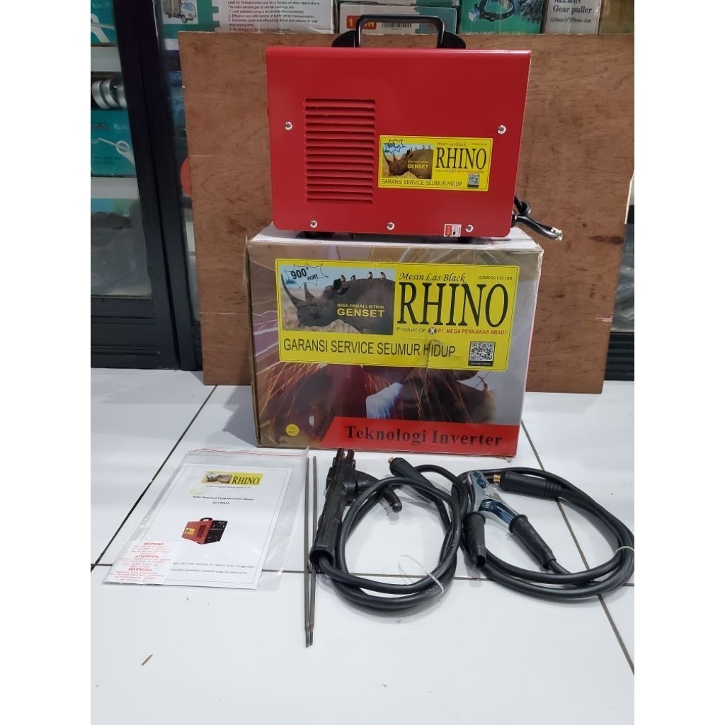 TERMURAHH Mesin Las Inverter Rhino 125A 900Watt - Travo Las MMA 125A - Inverter Welding 125A Rhino O