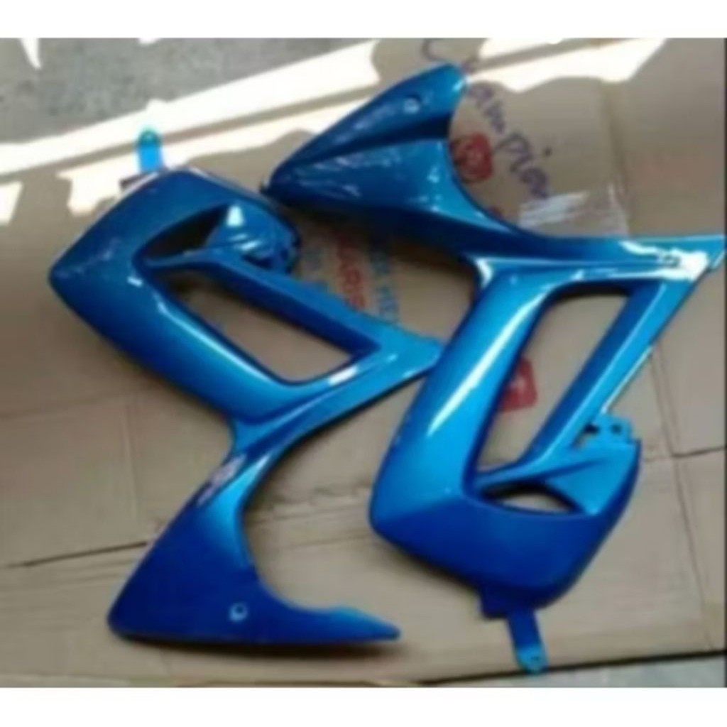 New Cover Sayap Luar Cover Sayap Luar SUZUKI Satria Fu Lama Barong Warna Biru Bahan tebal mirip ori