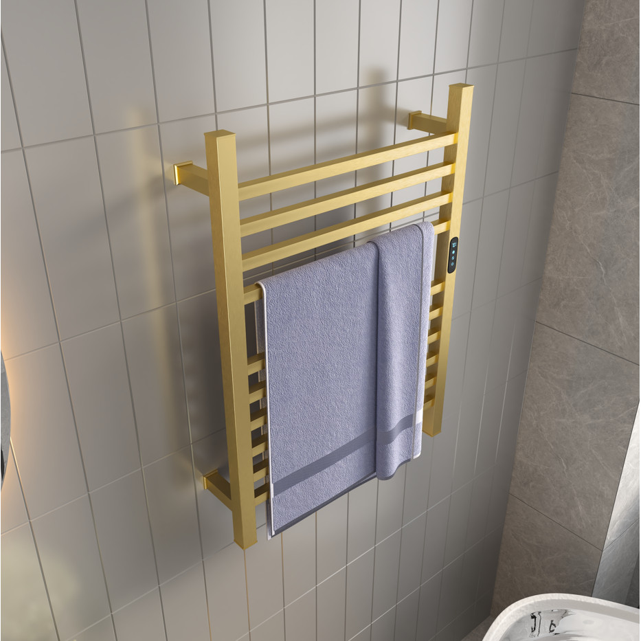 Square /Round Tube Towel Warmer Supplier 304 Stainless Steel Gold Towel Warmer Rack  Towel Rack