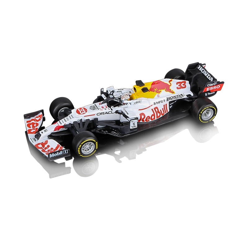 Bburago 1:43 2021 F1 Redbull Honda RB16 RB16B #11 Perez /33 Max Turkish White Painting Formula Racin