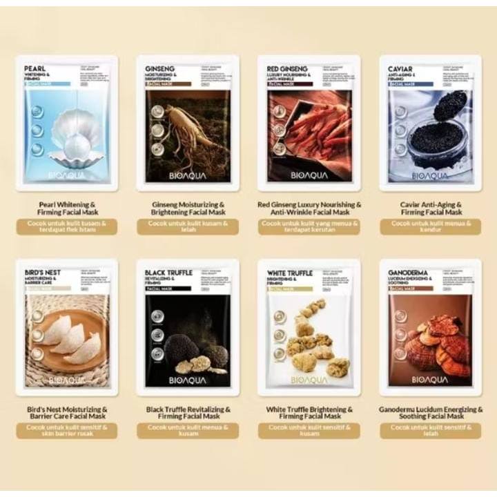 [FREE GIFT] BIOAQUA Masker Wajah Sheet Mask Face Mask (RANDOM)