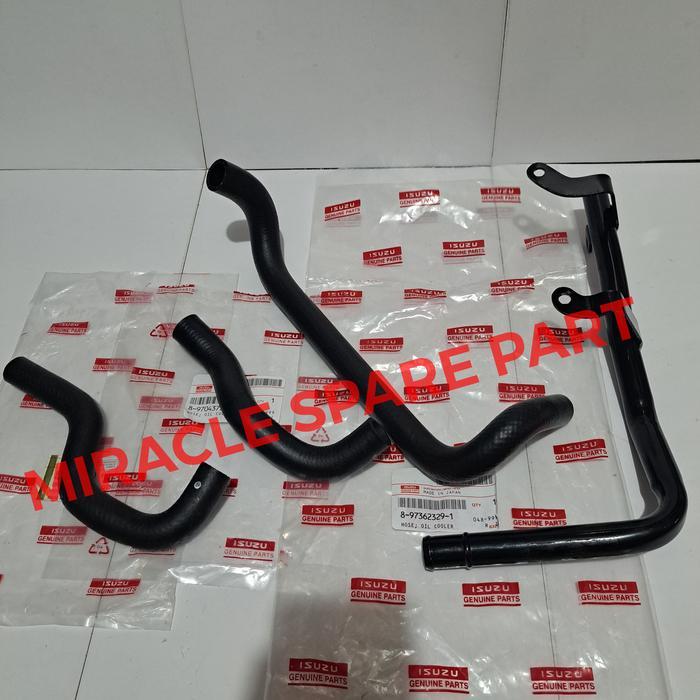 Selang Oli Cooler + Pipa Oli Cooler (SET) Isuzu Panther Turbo Pick Up Euro 2 SPAREPARTS MOBIL