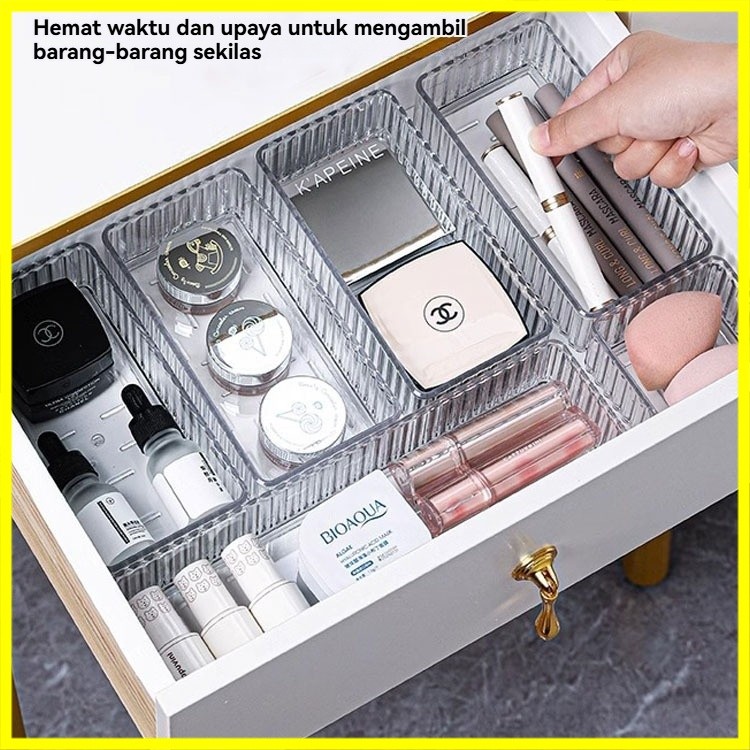 ready Kotak Akrilik Laci Akrilik STORAGE ORGANIZER ACRYLIC TEMPAT PENYIMPANAN SERBAGUNA | DRAWER BAS