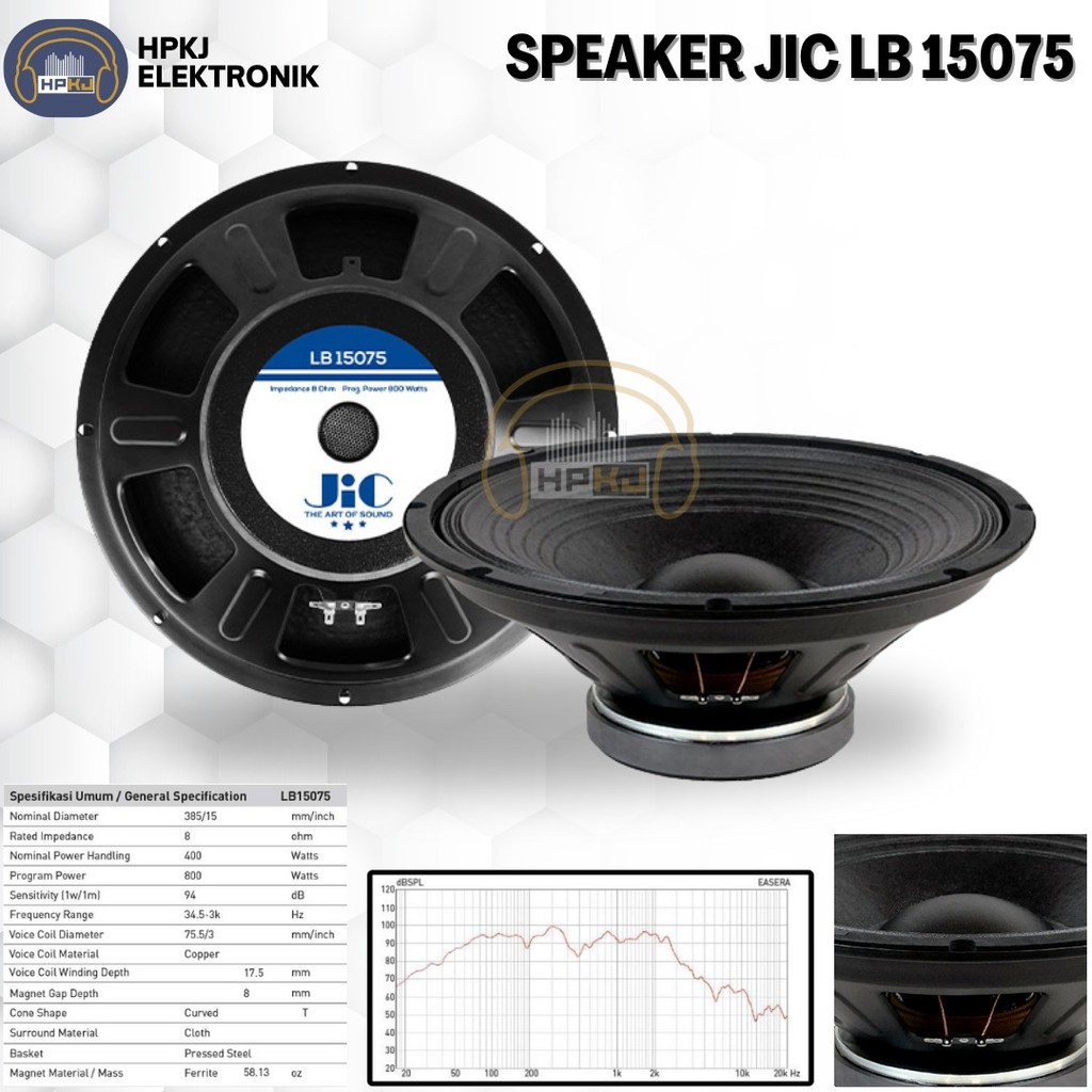 SPEAKER JIC 15INCH LB 15075 Speaker jic LB-15075 15 inch