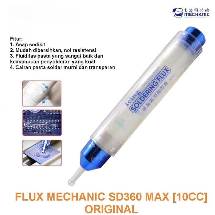 FLUX SOLDER PASTA SOLDER MECHANIC SD360 MAX (10CC)