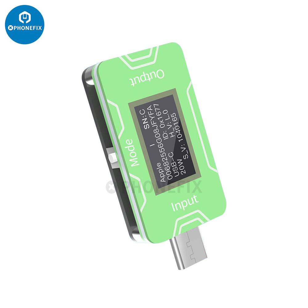 JCID CT02 PD Charger Detector JC Fast USB-C Tester Voltage Current Test HD OLED Screen Accurate iden