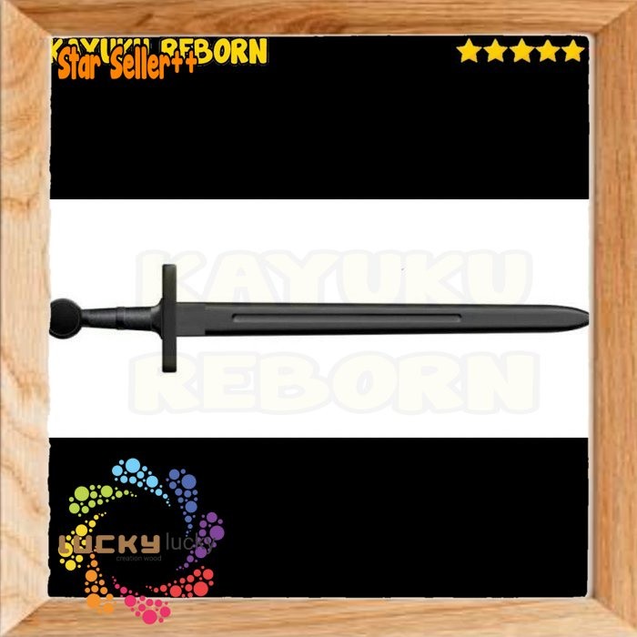 Mainan pedang kayu || MEDIEVAL TRAINING SWORD Ijis