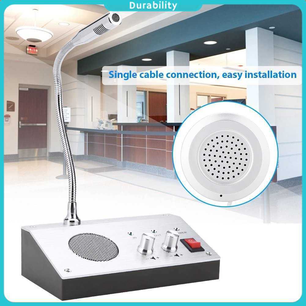 RETEVIS Window Speaker Intercom Dual Way Mic Loket Counter Teller - RT9908