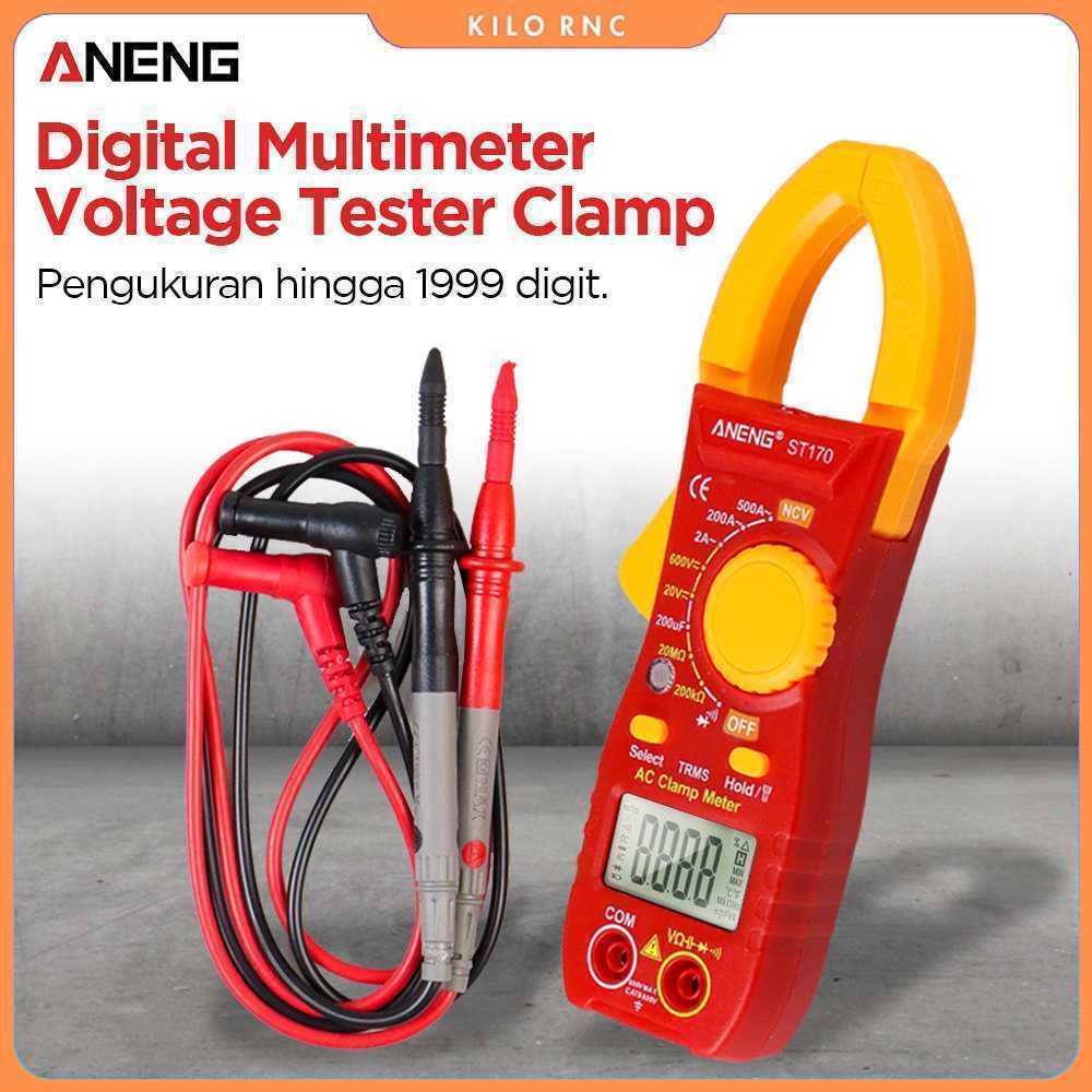 ANENG Digital Multimeter Tang Ampere Voltage NCV Tester Clamp - ST170