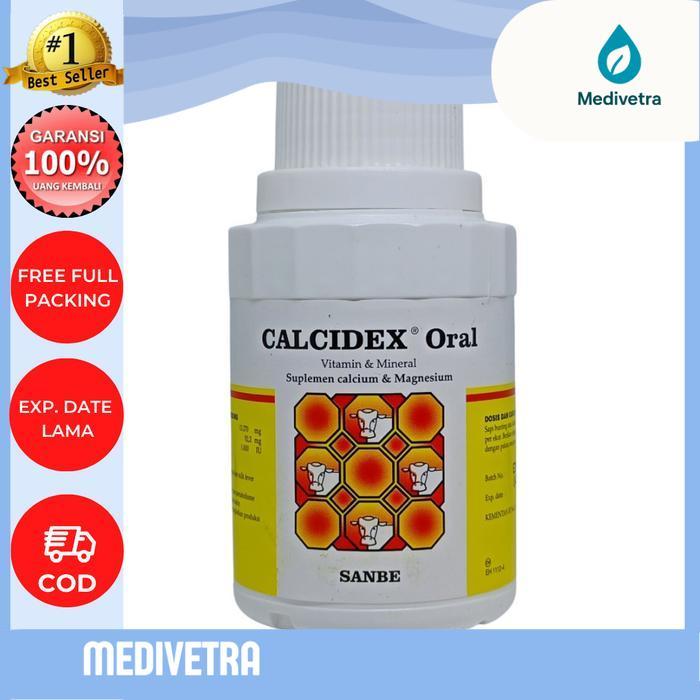 MEDIVETRA - Calcidex Oral 100 ml - OBAT HEWAN TERNAK