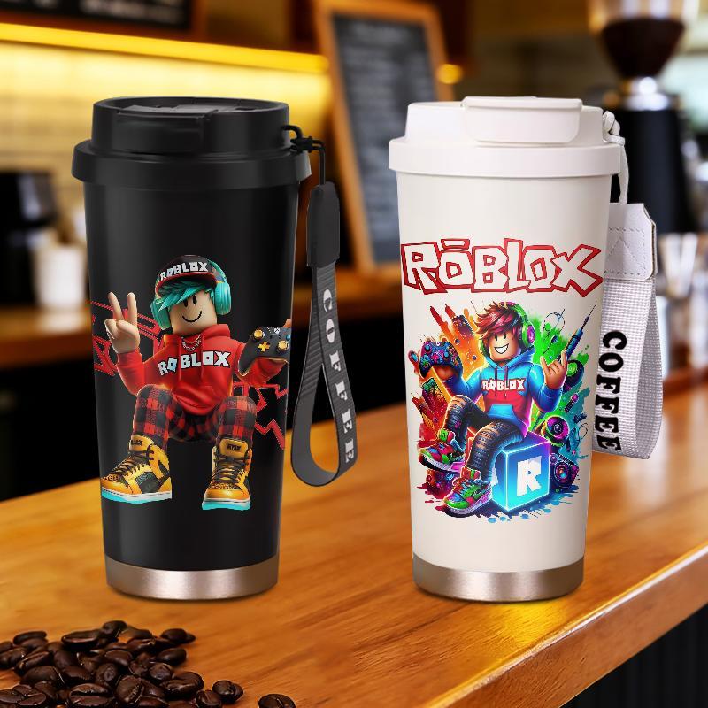 Tumbler Roblox Botol Minum Aesthetic Stainless Steel Tumblr CUP 500 ML Termos Viral Keep Cold Hot Ta